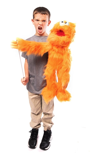 Silly Puppets Orange Monster 30"