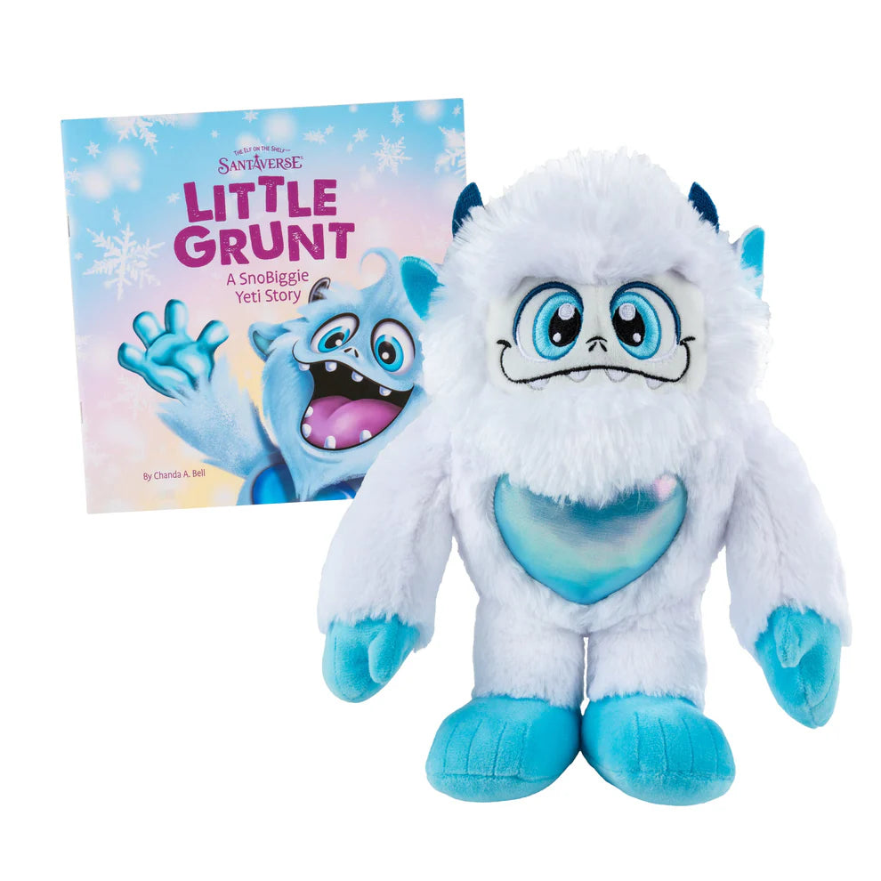 Elf on the Shelf Santaverse Little Grunt Plush Yeti & Book