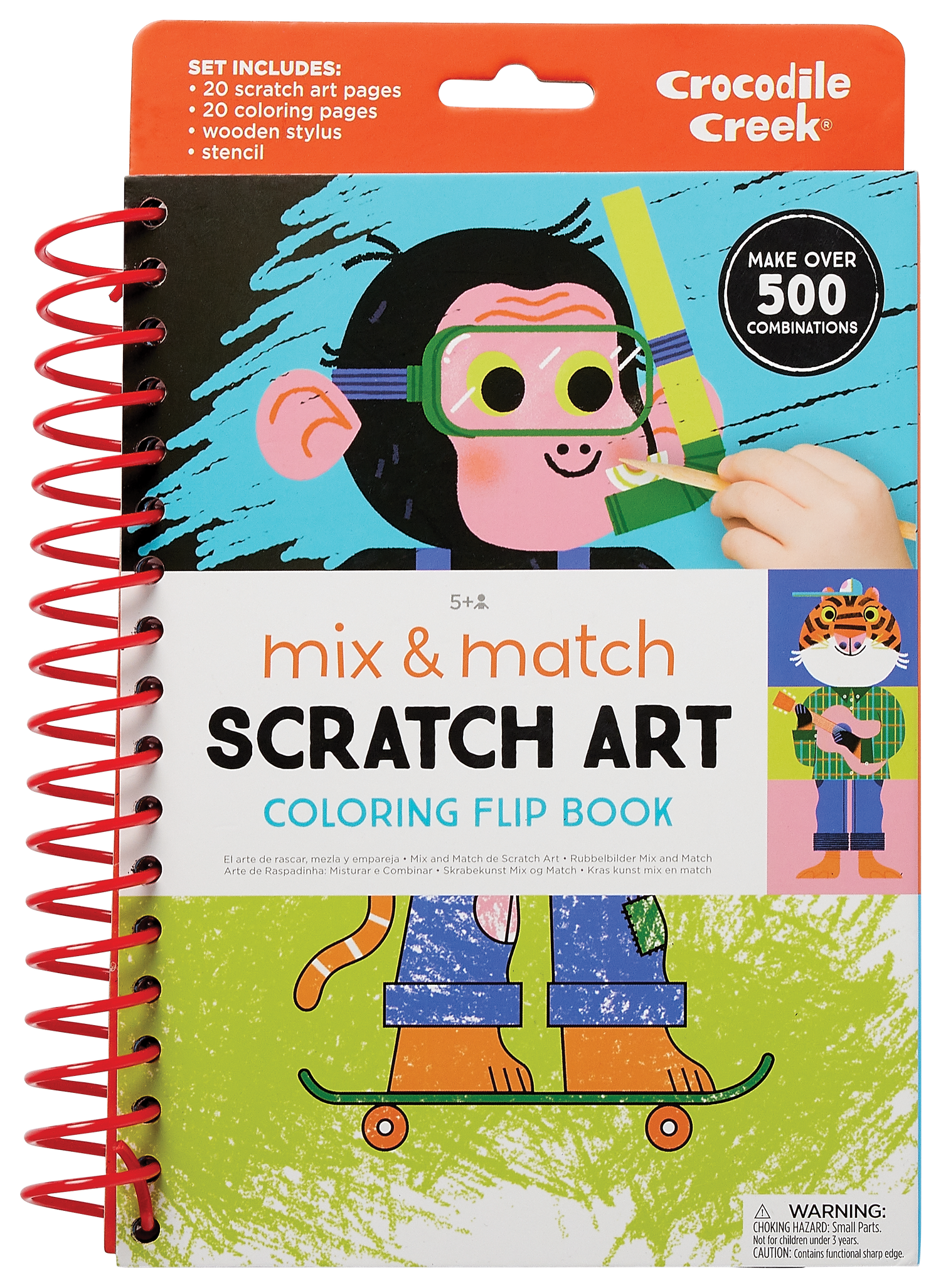 Animals Flip Scratch Art