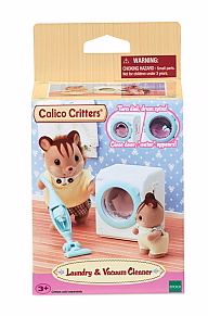 Calico Critters Laundry & Vacuum Cleaner