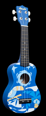 Soprano Blue Bird Ukulele