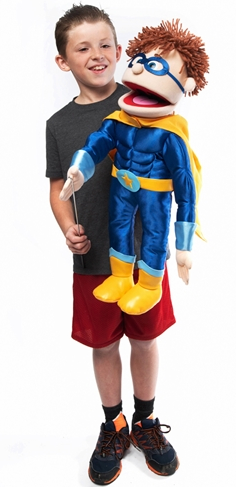 Silly Puppets Super Hero Boy 25"