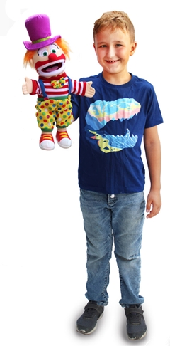 Silly Puppets Clown 14"