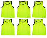 Yellow Training Youth Pinnies 6-Pk