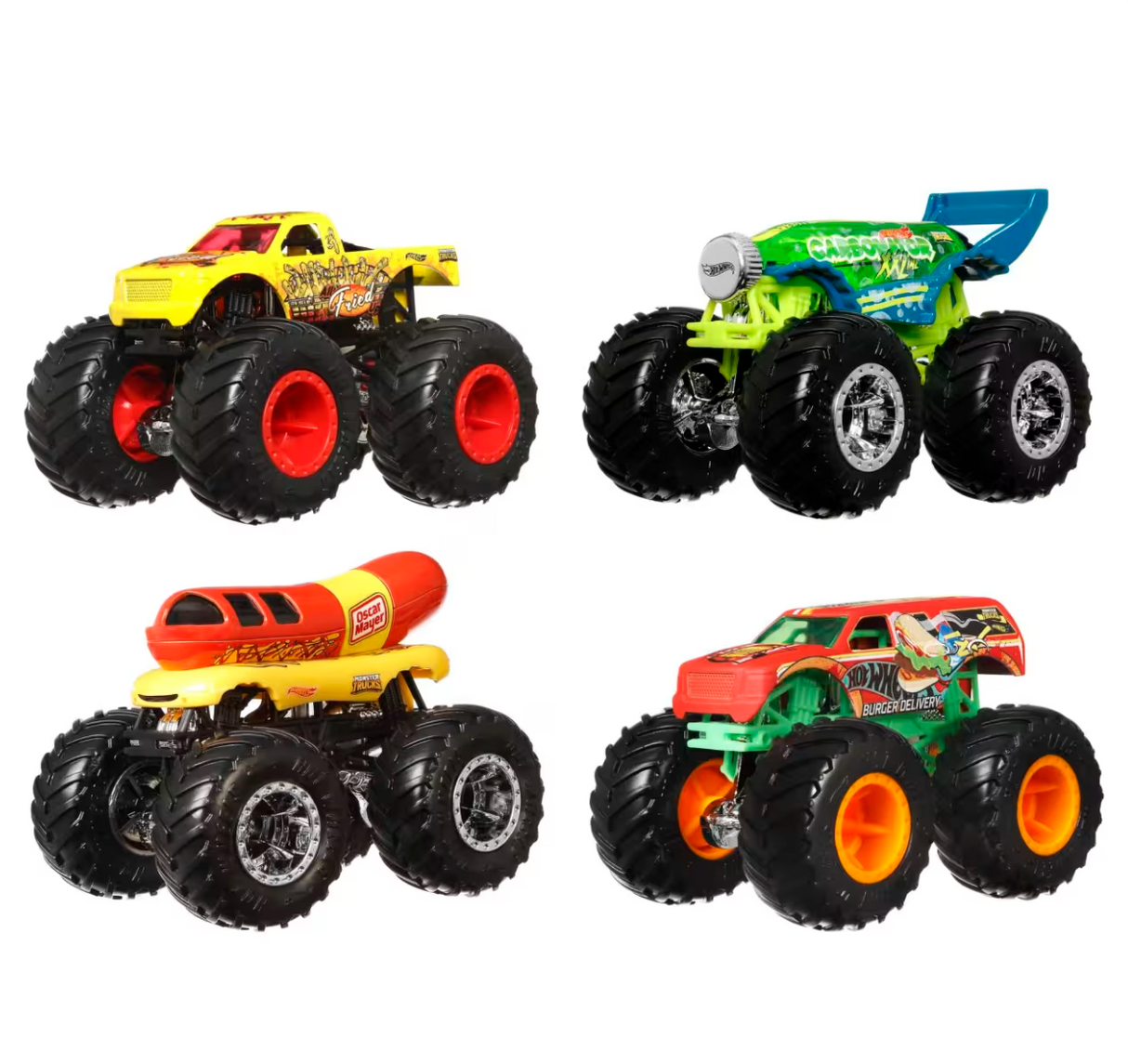 Hot Wheels Monster Truck 4 pack