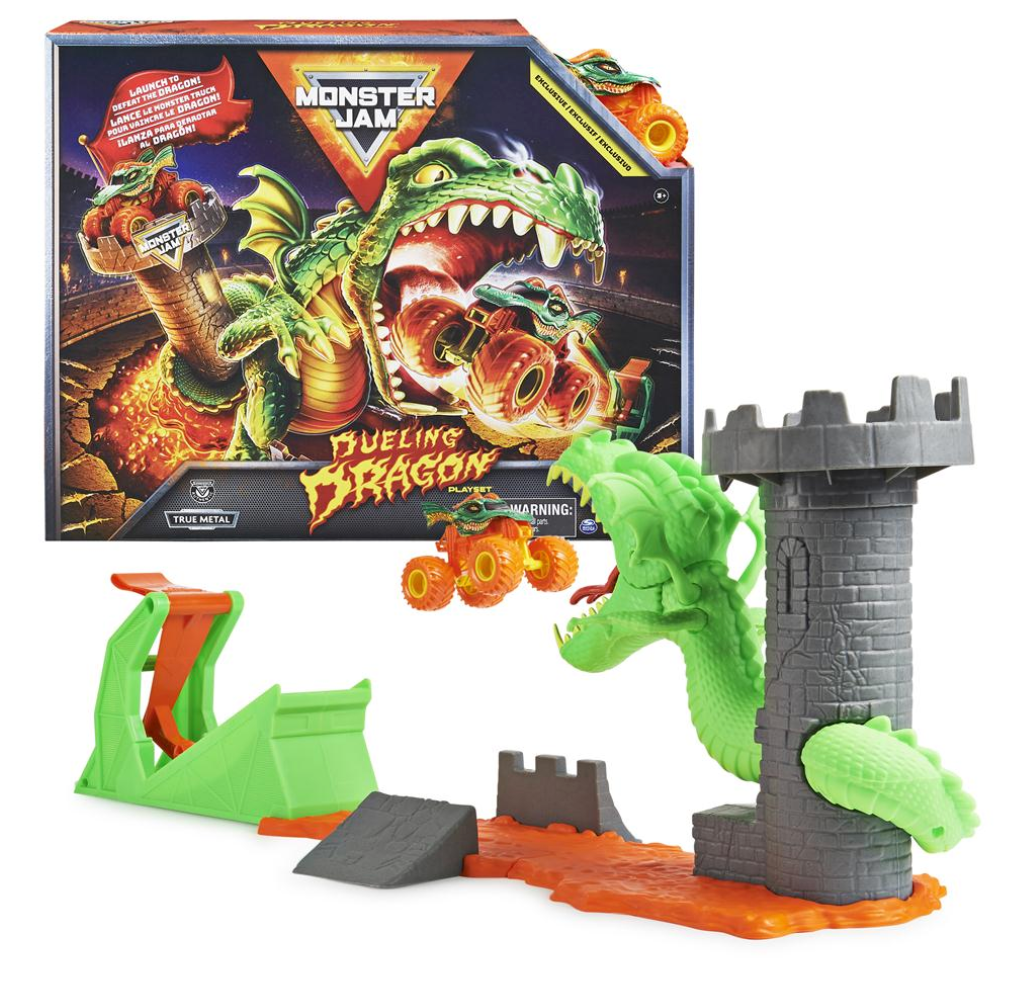 Monster Jam Dueling Dragon Playset