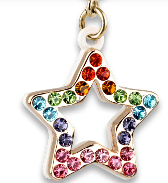 Sparkle Star Rainbow Charm