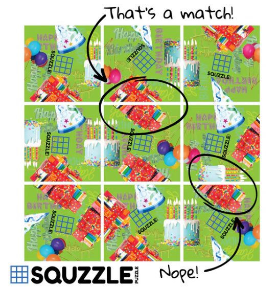 Squzzle Happy Birthday Puzzle