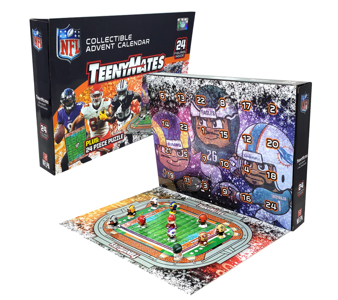 NFL Advent Calendar Teeny Mates 2025