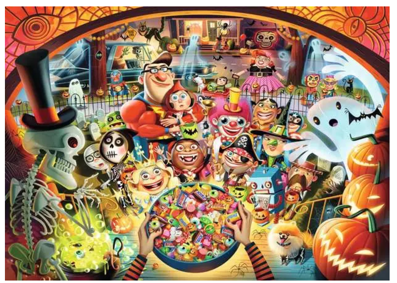 1000 Pc Trick Or Treat Puzzle