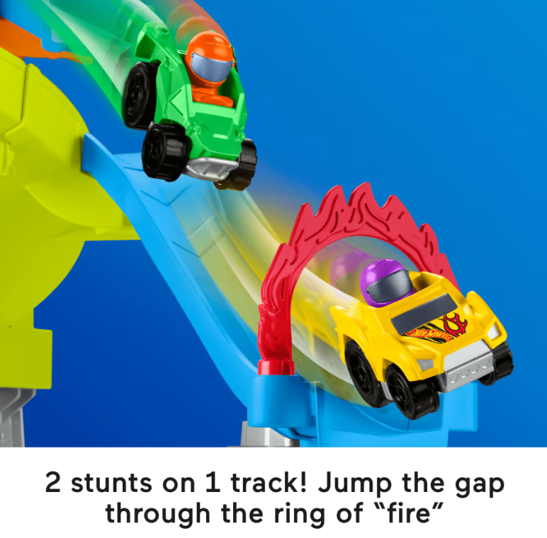 Little People® Hot Wheels® Spiral Stunt Speedway