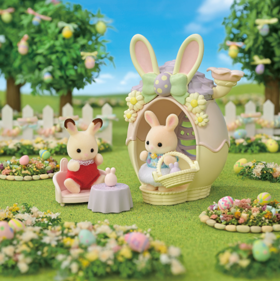 Calico Critters Easter Egg Hutch