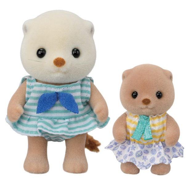 Calico Critters Sea Otter Sisters Splashy Snorkle Set