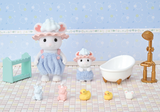 Calico Critters Bathtime Bubble Siblings