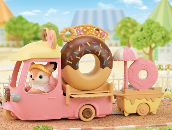 Calico Critters Dip Dip Donuts Wagon