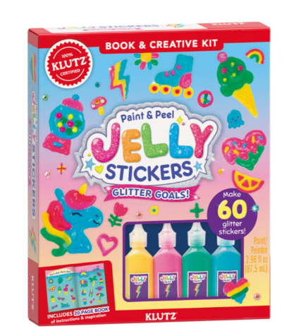 Klutz Paint & Peel Glitter Jelly Stickers