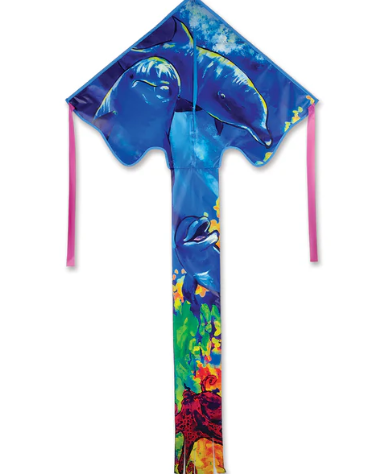 Dolphin - Large Easy Flyer Kite