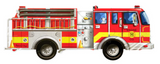 24 pc Giant Fire Engine Floor Puzzle