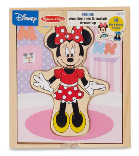 Minnie Disney Mix Match Dress Up Puzzle