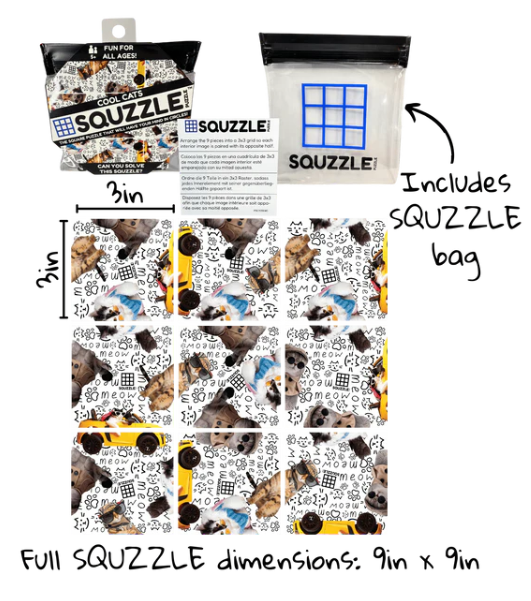 Squzzle Cool Cats Puzzle