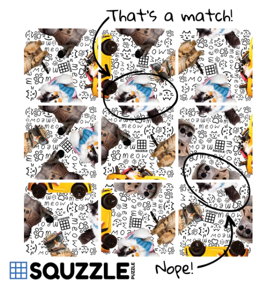 Squzzle Cool Cats Puzzle