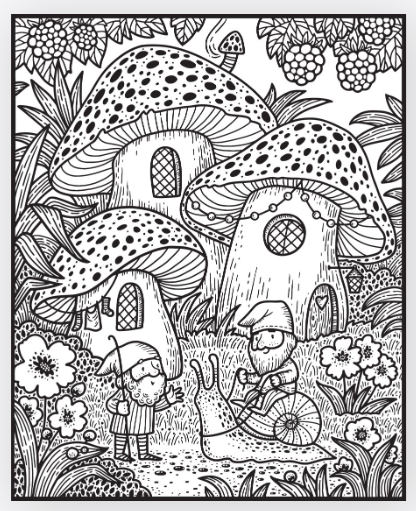 Magic Painting Book Magical Creatures