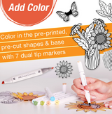 Sunflowers And Butterflies Pop Up Color