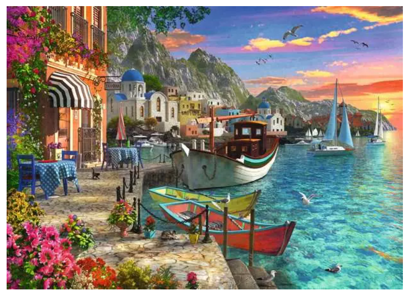 1000 pc Grandiose Greece Puzzle
