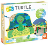 Paint Your Own Turtle Wooden Stool