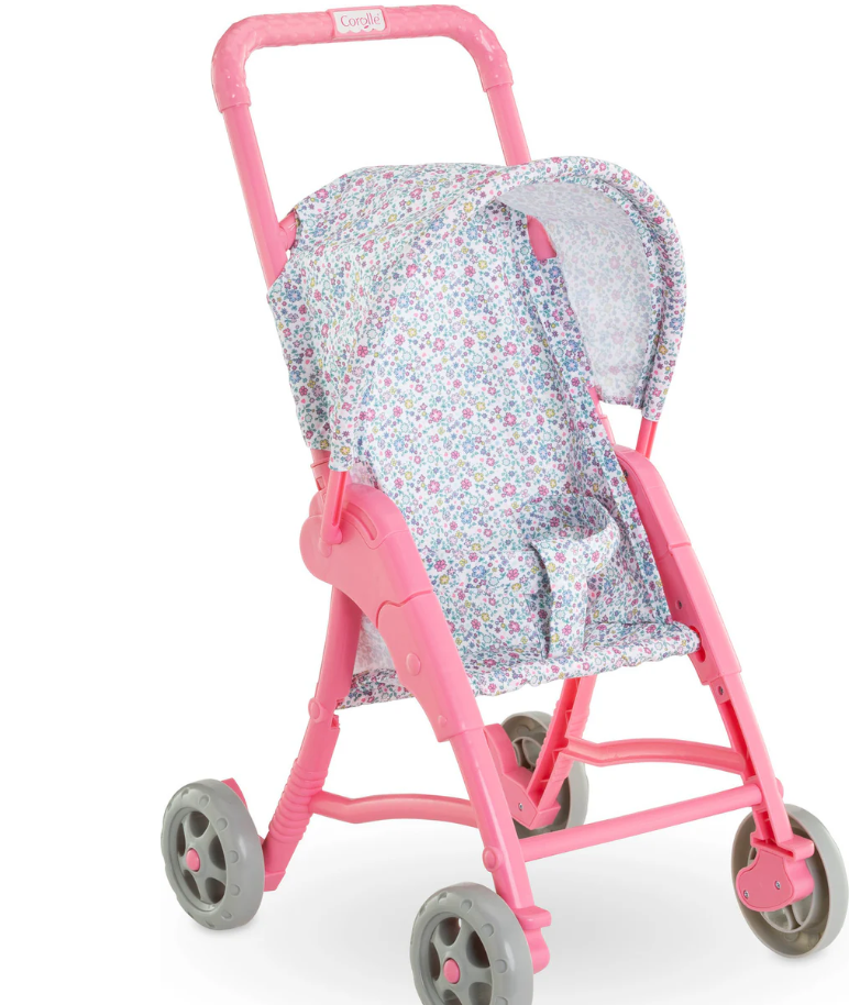 Flowered Stroller 12"