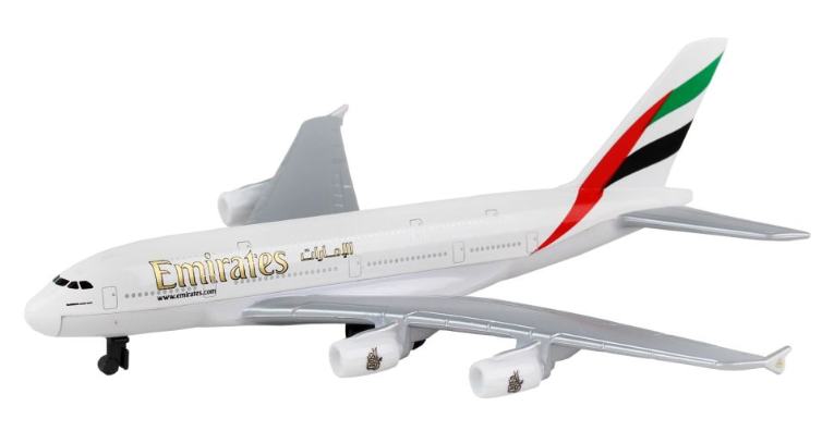 Emirates A389 Single Plane