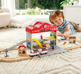 Portable Train Station Set