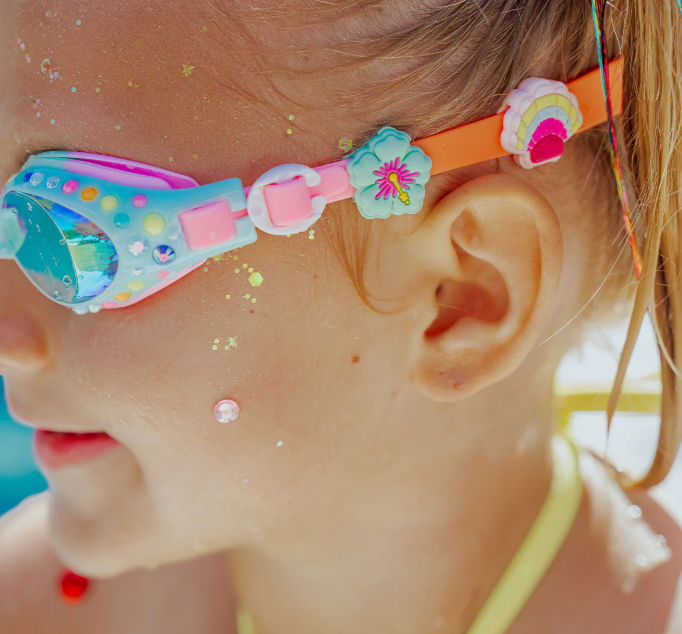 Tropical Barrier Reef Blue Youth Goggles