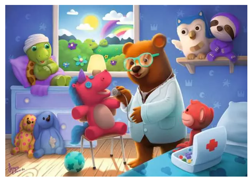 Stuffed Animal Hospital 35 pc Puzzle