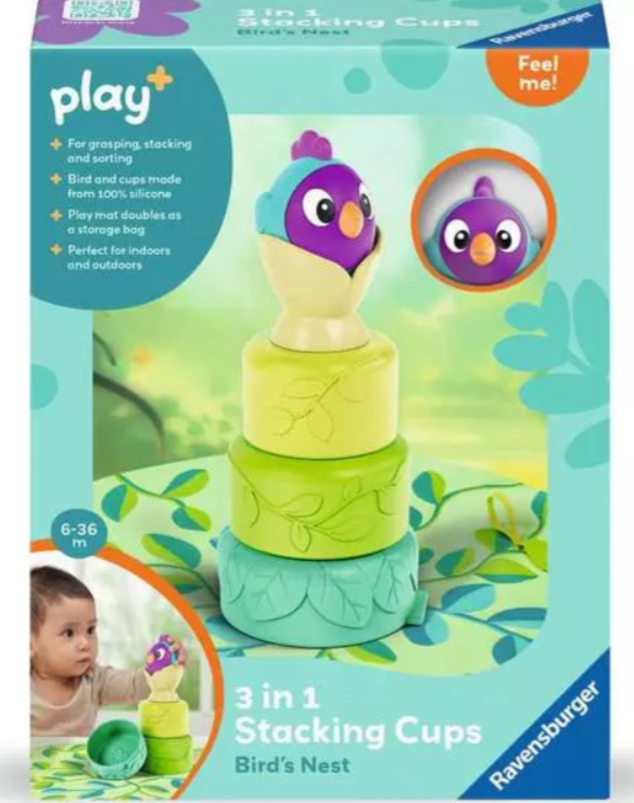 Play+ Birds Nest Stacking Cup
