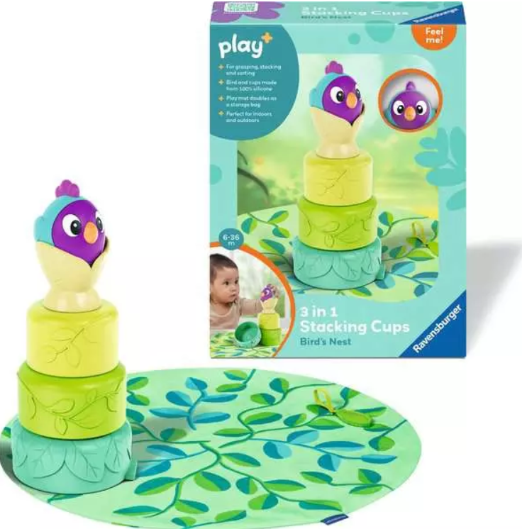 Play+ Birds Nest Stacking Cup