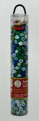 Fun Bead Tube - Blue & Green