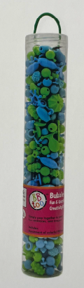 Blue Pop Bead Tube