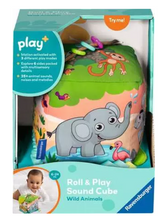 Play+ Roll And Play Sound Cube Wild Animals Ravensburger