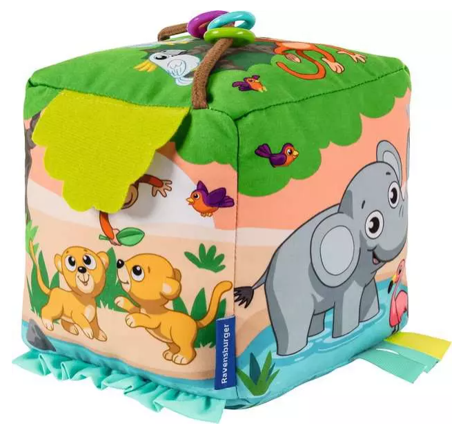 Play+ Roll And Play Sound Cube Wild Animals Ravensburger