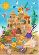 35 pc Sunshine Sandcastle Puzzle