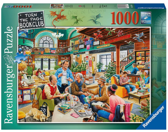 1000 pc Turn The Page Book Club Puzzle