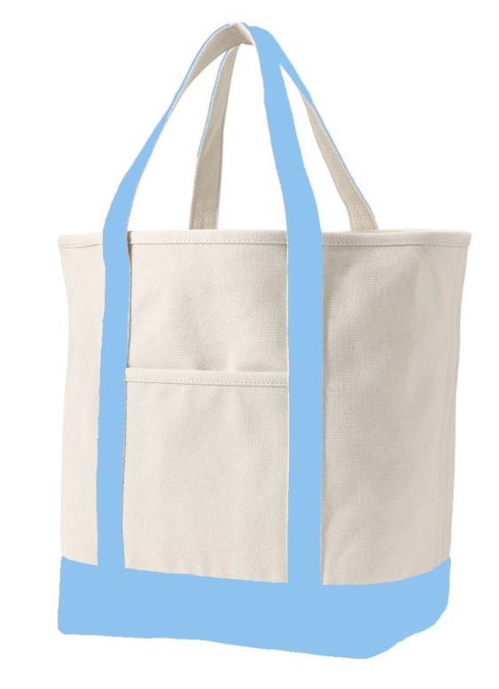 Navy Canvas Tote