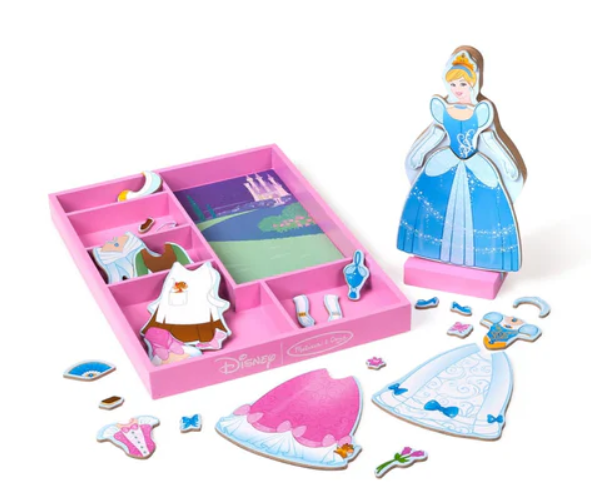 Melissa & Doug Disney Cinderella Wooden Magnetic Dress-Up