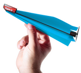 Blue Powerup 2.0 Paper Airplane Kit