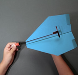 Blue Powerup 2.0 Paper Airplane Kit