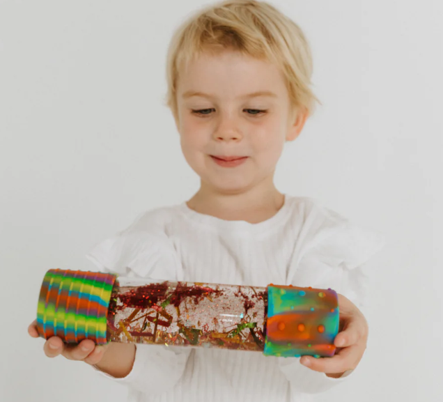 DIY Calm Down Bottle Rainbow