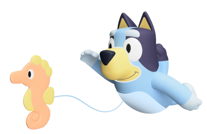 Swimming Bluey