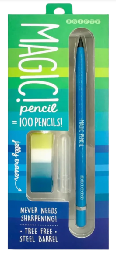 Magic Pencil And Eraser Set- Blue