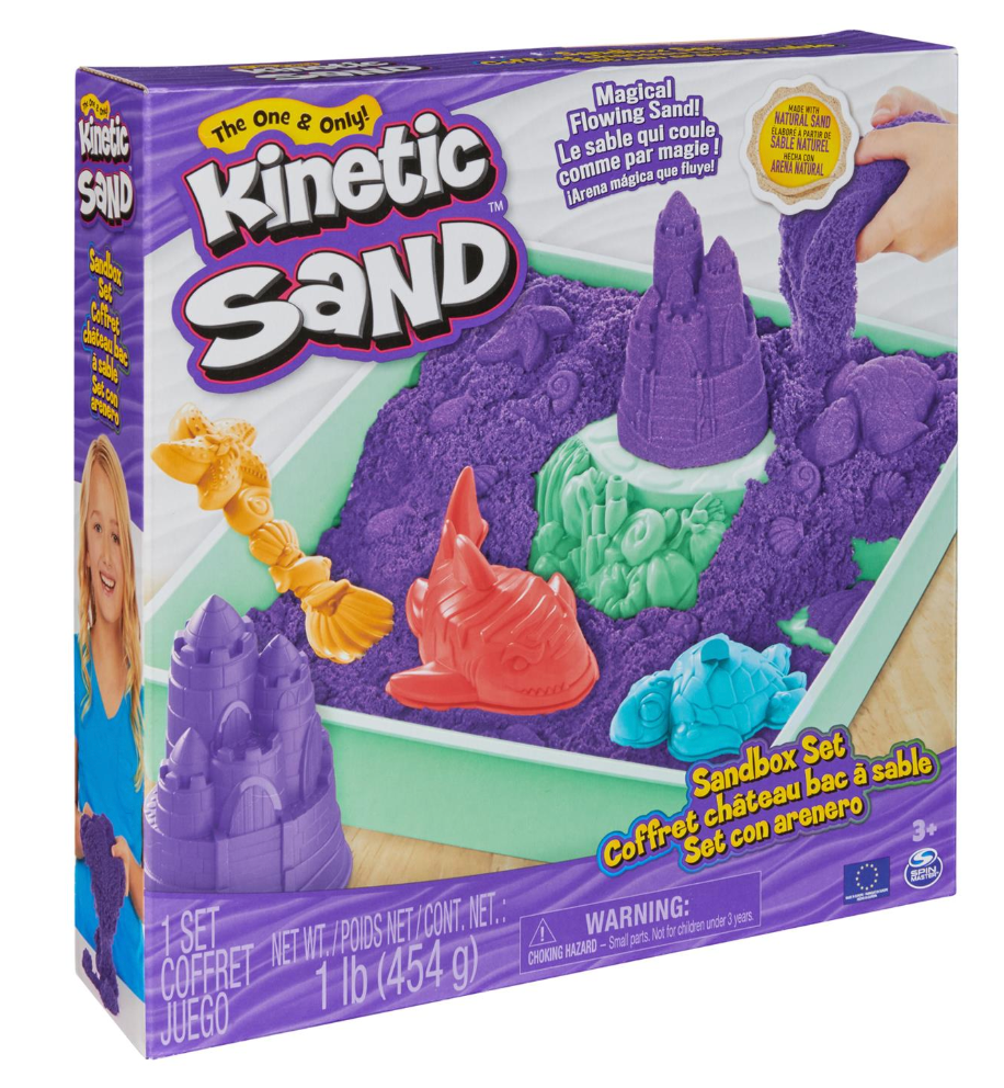 Purple Sandbox Set Kinetic Sand